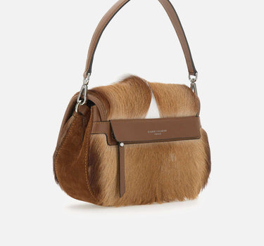 Borsa a spalla "Helena Round" in pelle BS12058 SPBOKNATURALE GIANNI CHIARINI 