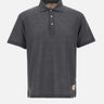 Polo "Bridge" in cotone e lino BRIDGEVR0326 PIOMBO BOB 