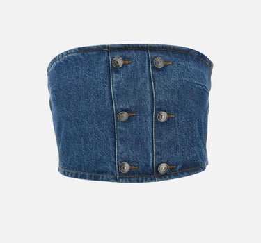 "Denim button detail top" 114448 1602 ROTATE BIRGER CHRISTENSEN 