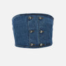 "Denim button detail top" 114448 1602 ROTATE BIRGER CHRISTENSEN 