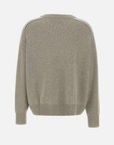 "Boyfriend crewnewck" 20055 GREIGE SOFT GOAT 