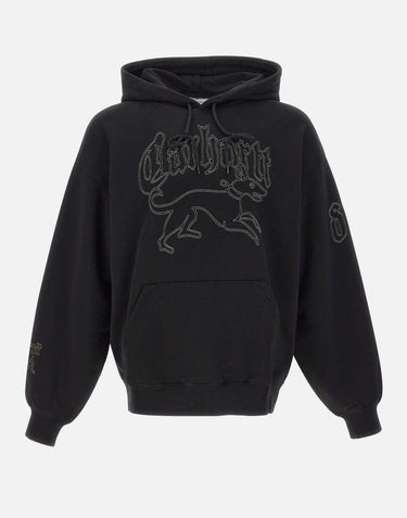 "Hooded Hackwork Sweatshirt" I035641 2JQXX CARHARTT WIP 