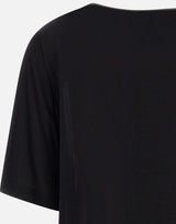 Blusa con profilo in raso SP1OR011 0001 KAOS 