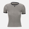 T-shirt con logo a contrasto 126JTS017JS0223 HOUND COURREGES 