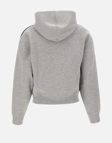 "Adicolor 3-Stripes Spacer Full-Zip Hoodie" JY2620 GREY ADIDAS 