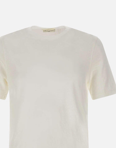 T-shirt in lino TSMC JERLINU001 FILIPPO DE LAURENTIIS 