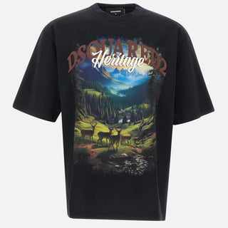 "Loose fit tee t-shirt" S74GD1467 S24583900 DSQUARED2 