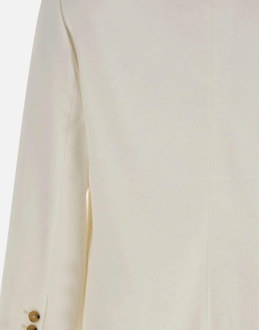 Blazer in misto lino V099891559 101OWH VINCE. 