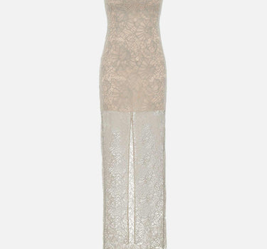 Abito lungo a tubino con pizzo floreale 115700 039 ROTATE BIRGER CHRISTENSEN 