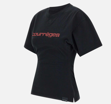 T-shirt  in cotone 125JTS168JS0112 B087 COURREGES 