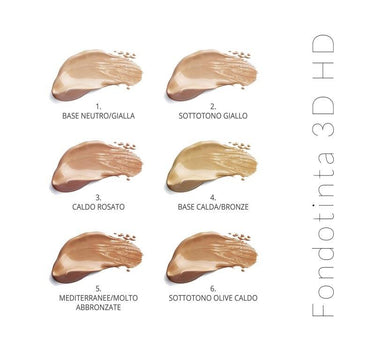 Fondotinta fluido "3D HD N.02" 30ml QS03B 02 QSTUDIO MAKEUP-RP 