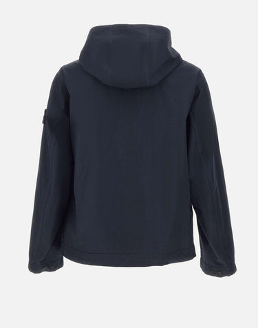 Giacca in cotone con cappuccio 4100037S0F01 V0020 STONE ISLAND 