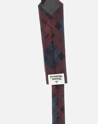 Cravatta in seta "Moonshione tartan" 81050001 W0197I401 VIVIENNE WESTWOOD 