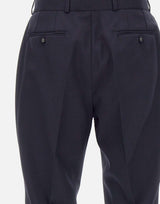 Pantaloni "Pierre" in lana W24MTLG469 NAVY OFFICINE GENERALE 