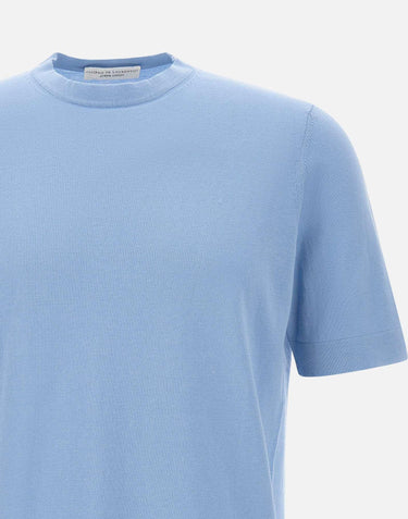 T-shirt in crepe di cotone TS0MC CR14R811 FILIPPO DE LAURENTIIS 