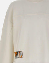 Felpa girocollo "Latte" DFM54032TJ111PX WHITE PDF 