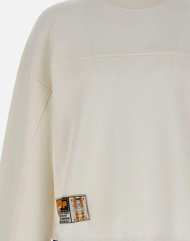 Felpa girocollo "Latte" DFM54032TJ111PX WHITE PDF 