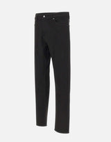 Pantaloni con fit affusolato in denim elasticizzato 50560463 001 BOSS 