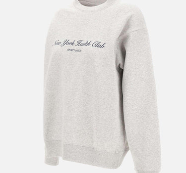 Felpa "NY Health Club" ST07166043GY03 HEATHGRAY SPORTY & RICH 