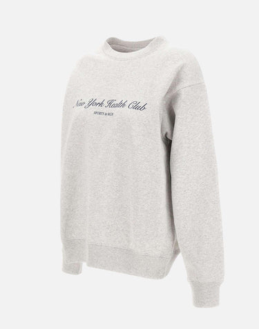 Felpa "NY Health Club" ST07166043GY03 HEATHGRAY SPORTY & RICH