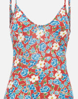 Abito fantasia fiori WS25DR139 02 BELLA VENICE 
