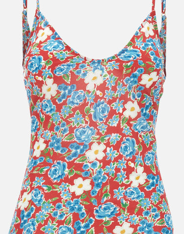 Abito fantasia fiori WS25DR139 02 BELLA VENICE 