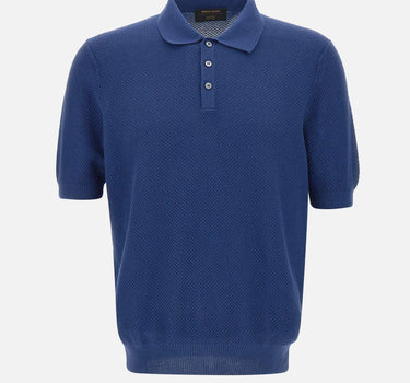 Polo in maglia di cotone organico 57113 18028580 GRAN SASSO 