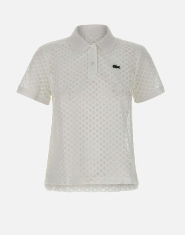 Polo in pizzo CF0217 70V LACOSTE 