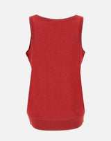 Top smanicato in maglia SP5NT001 4031 KAOS 