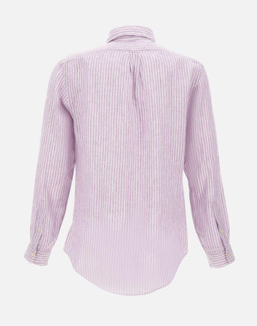 Camicia in lino a righe 710B15594 003 POLO RALPH LAUREN 