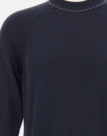 Maglia con profili a contrasto M76MAGM28 MAG0M0151101 ELEVENTY 