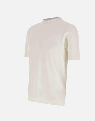 T-shirt in crepe di cotone TS0MC CR14R001 FILIPPO DE LAURENTIIS 