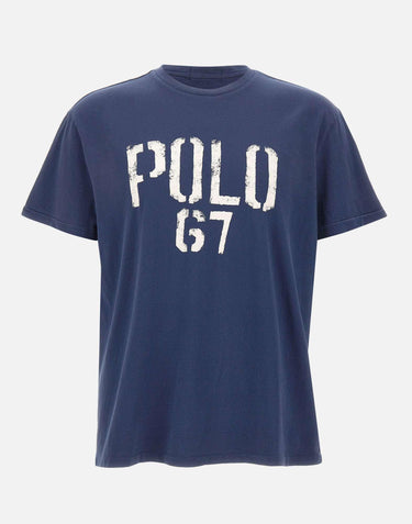 T-shirt con stampa 710B14574 001 POLO RALPH LAUREN 