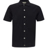 Camicia in maglia di cotone superior DC120089 NERO DELLA CIANA CASHMERE 