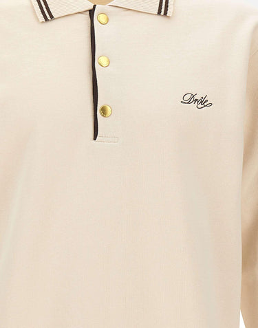Polo con ricamo "Drôle" LPL132 CO127SD DROLE DE MONSIEUR 