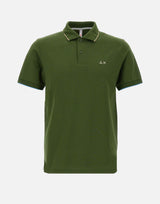 "Small stripes on collar polo" A35110 37 SUN68 