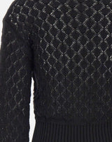 Maglia a punto pizzo 2M639A N0990 BLUMARINE 