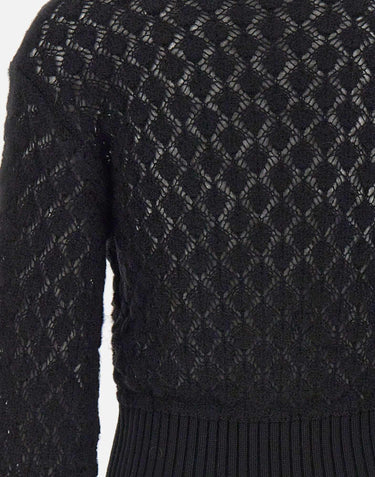 Maglia a punto pizzo 2M639A N0990 BLUMARINE 