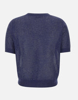 Maglia a maniche corte con micro paillettes 390021 809 KANGRA 