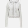"Lightweight Cropped Zip Up" ESSS26HO05012 0497 ENTIRE STUDIOS 