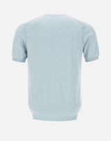 T-shirt in seta e cotone DK87047 CIELO DIKTAT 