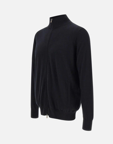 Blouson in seta e cashmere DC114019 NERO DELLA CIANA CASHMERE 