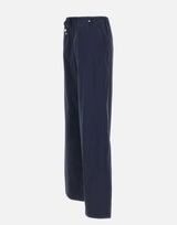 Pantaloni ampi in misto cotone PT000213D 132889200 HERNO 
