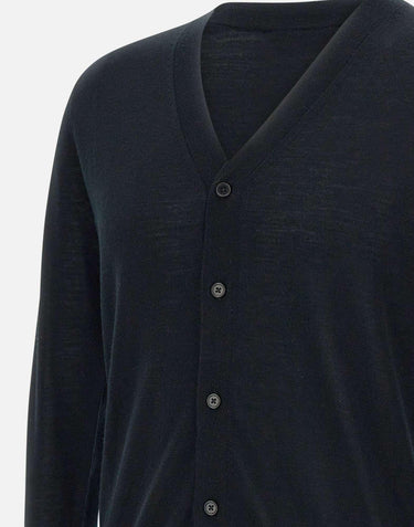 Cardigan  rasato in lana 901704 261 KANGRA 