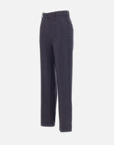 Pantaloni in lana con orli sfrangiati S52KA0566 M35466524M MM6 MAISON MARGIELA 