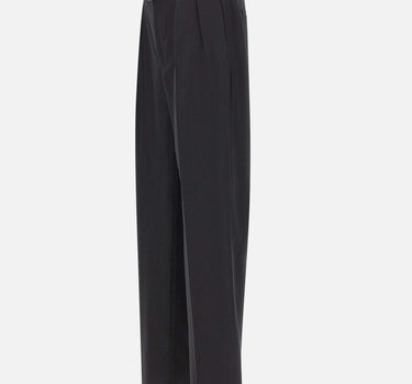 Pantaloni in lana vergine con cintura PNEVIL24550012 N1264 TAGLIATORE 