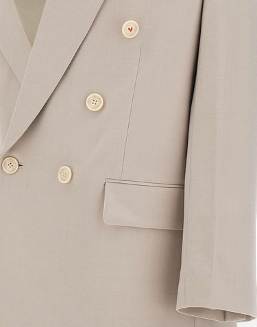 "Relaxed Double Breasted Jacket" 1325WJK006442A PUMICE VICTORIA BECKHAM 