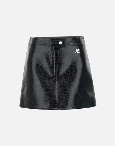 Minigonna in vinile "Reedition" <BR/> PERCJU001VY0014 9999 COURREGES 