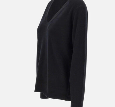 Maglia in cashmere con scollo a V VR74978133 001BLK VINCE. 