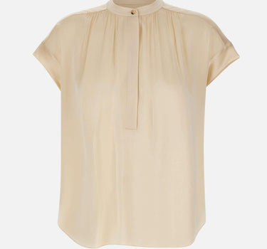 Blusa in seta con arricciature V181713198 154CRM VINCE. 